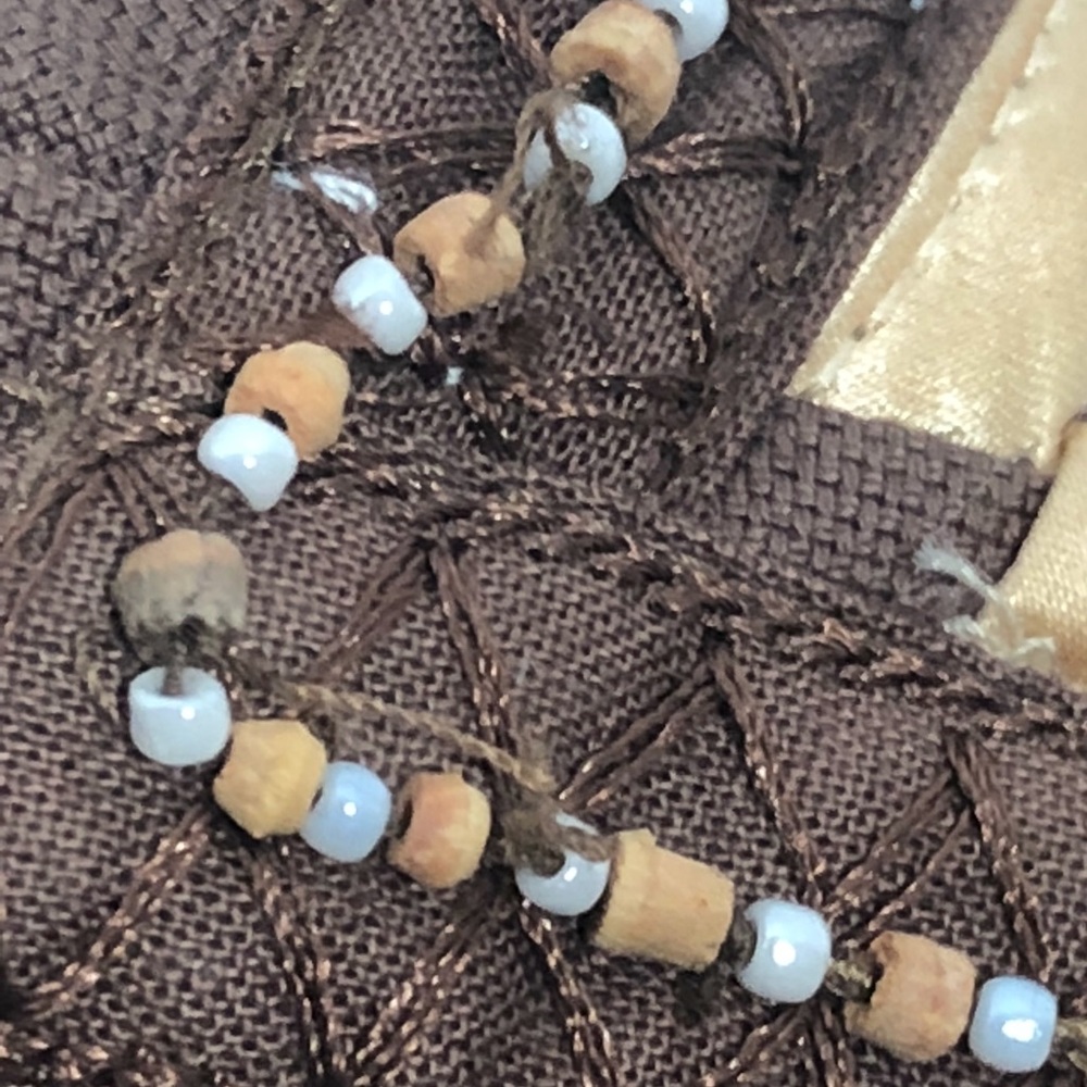 The Limited Brown Beaded Embroidered  Blazer S - Picture 8 of 8